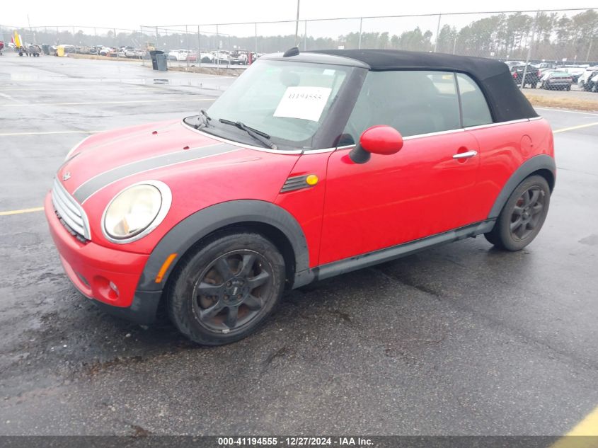 2009 Mini Cooper VIN: WMWMR33569TU95961 Lot: 41194555