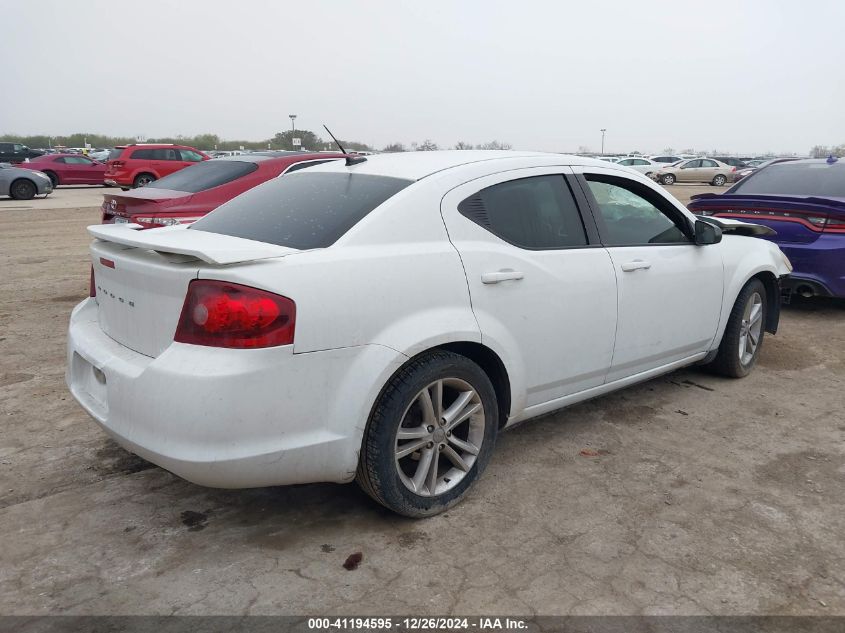 2014 Dodge Avenger Se VIN: 1C3CDZAB6EN130319 Lot: 41194595