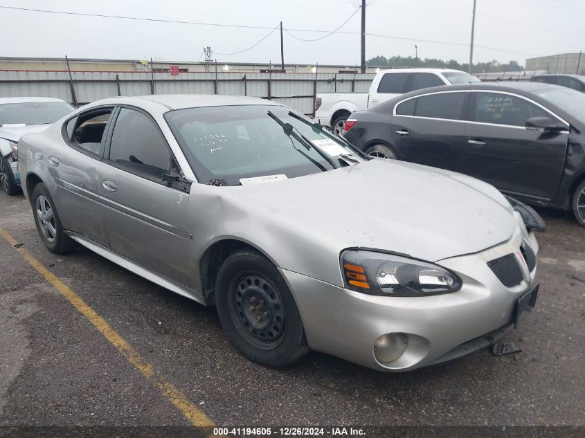 2006 Pontiac Grand Prix VIN: 2G2WP552161310804 Lot: 41194605