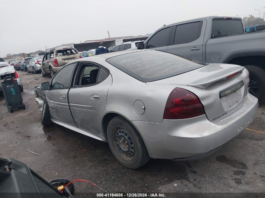 2006 Pontiac Grand Prix VIN: 2G2WP552161310804 Lot: 41194605