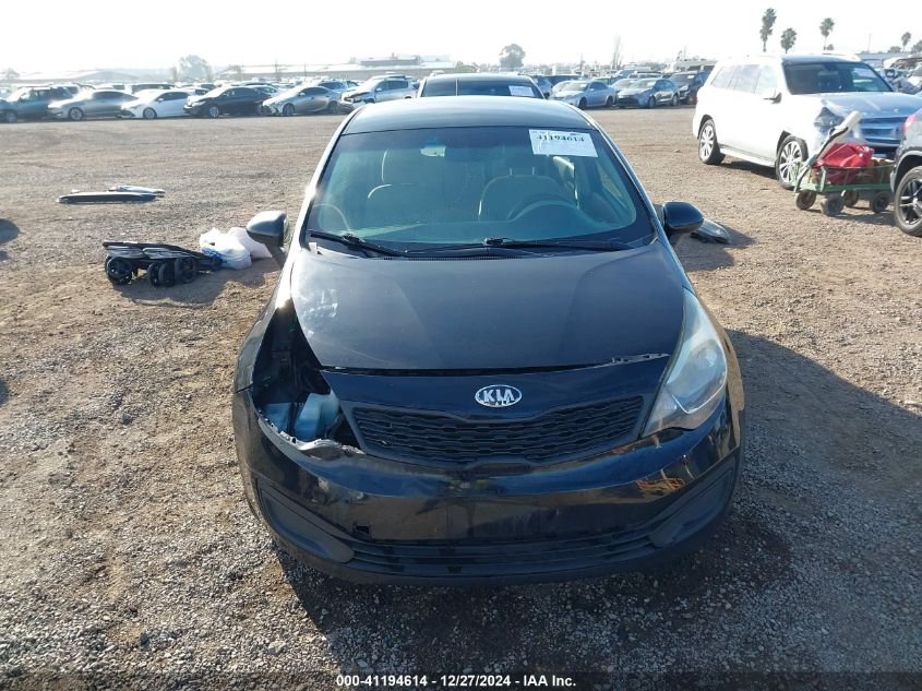 2013 Kia Rio Lx VIN: KNADM4A31D6288052 Lot: 41194614