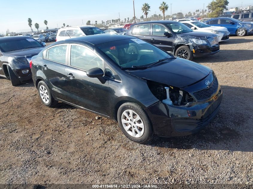 2013 Kia Rio Lx VIN: KNADM4A31D6288052 Lot: 41194614