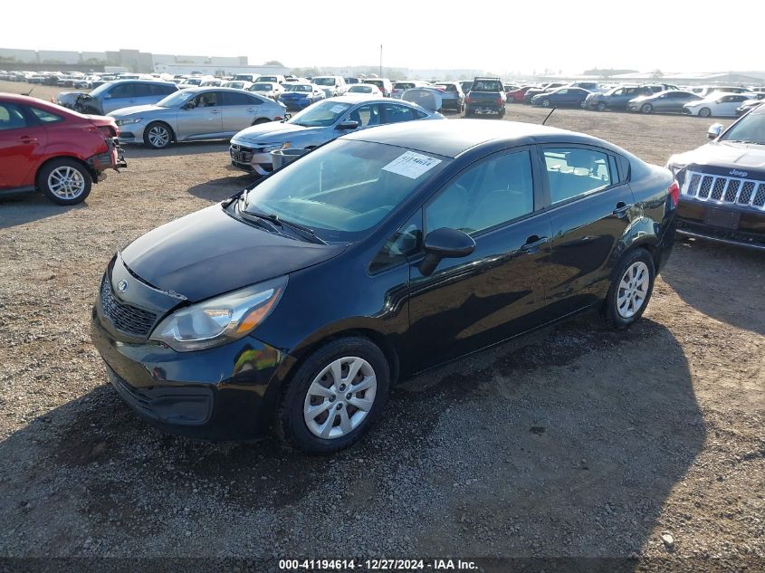 2013 Kia Rio Lx VIN: KNADM4A31D6288052 Lot: 41194614