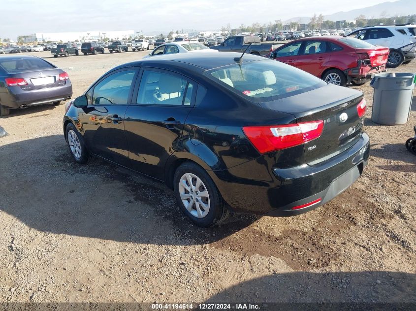 2013 Kia Rio Lx VIN: KNADM4A31D6288052 Lot: 41194614