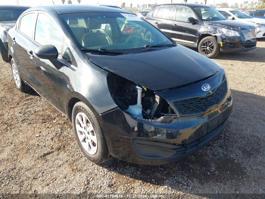 2013 Kia Rio Lx VIN: KNADM4A31D6288052 Lot: 41194614