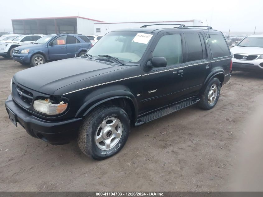 2000 Ford Explorer Limited VIN: 1FMDU85P2YZA45843 Lot: 41194703