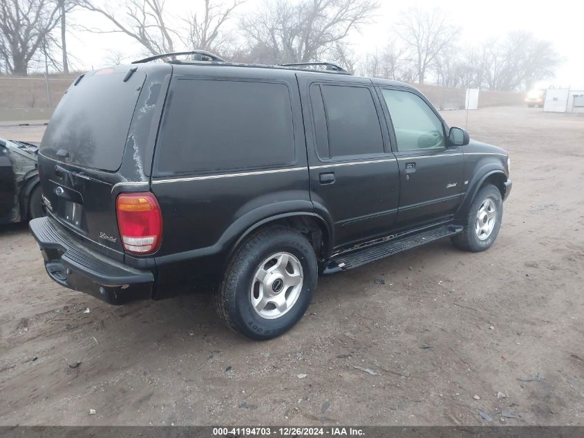 2000 Ford Explorer Limited VIN: 1FMDU85P2YZA45843 Lot: 41194703