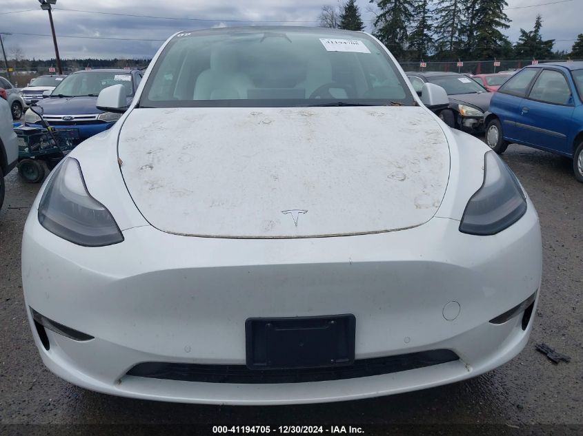 2021 Tesla Model Y Performance Dual Motor All-Wheel Drive VIN: 5YJYGDEF0MF182809 Lot: 41194705