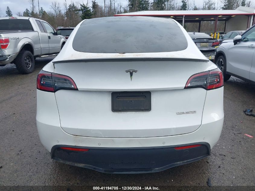 2021 Tesla Model Y Performance Dual Motor All-Wheel Drive VIN: 5YJYGDEF0MF182809 Lot: 41194705