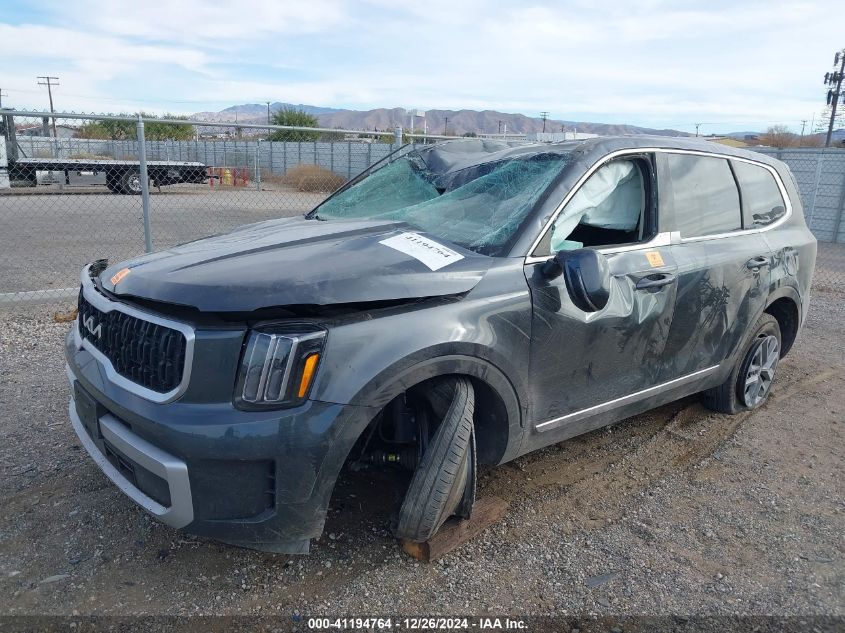 2024 Kia Telluride Lx VIN: 5XYP2DGC8RG423352 Lot: 41194764