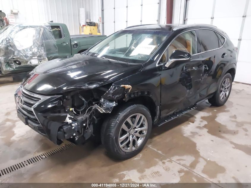 2016 Lexus Nx 200T VIN: JTJBARBZ6G2066022 Lot: 41194805