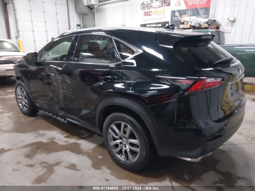 2016 Lexus Nx 200T VIN: JTJBARBZ6G2066022 Lot: 41194805