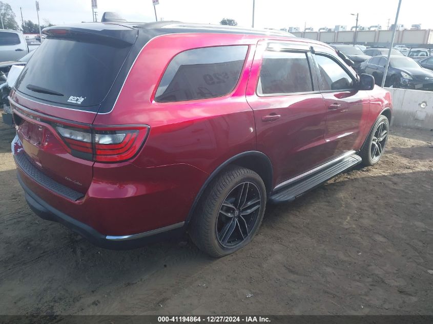 2015 Dodge Durango Sxt VIN: 1C4RDHAG6FC760172 Lot: 41194864