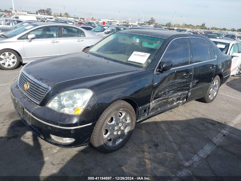 2002 Lexus Ls 430 VIN: JTHBN30F520072698 Lot: 41194897