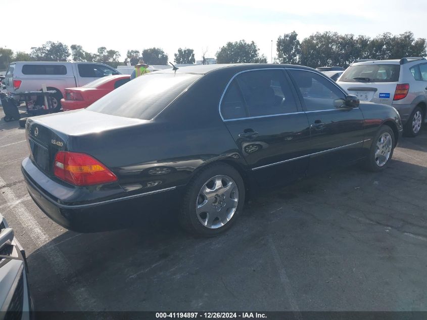 2002 Lexus Ls 430 VIN: JTHBN30F520072698 Lot: 41194897