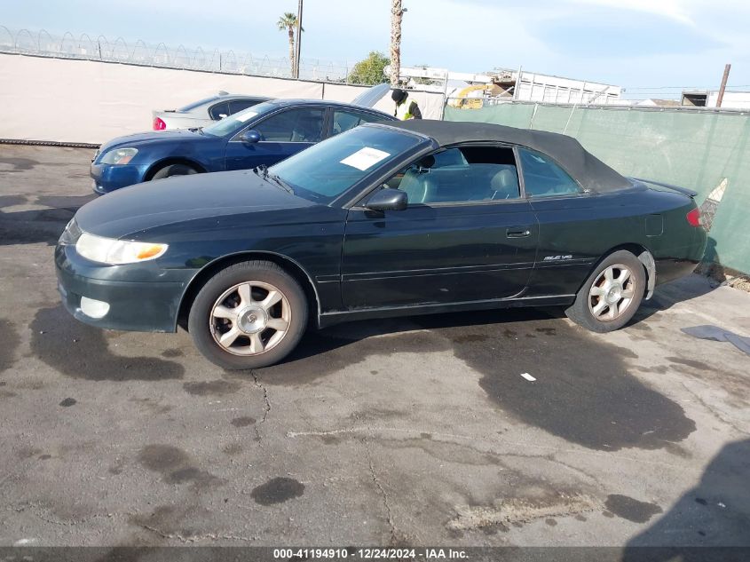 2001 Toyota Camry Solara Sle V6 VIN: 2T1FF22P71C454302 Lot: 41194910