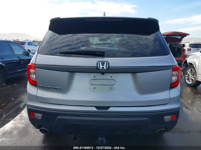 2021 Honda Passport Exl VIN: 5FNYF7H51MB011414 Lot: 41194913