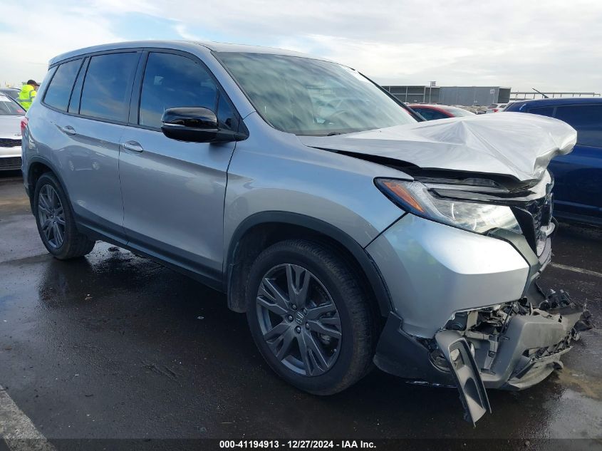 2021 Honda Passport Exl VIN: 5FNYF7H51MB011414 Lot: 41194913