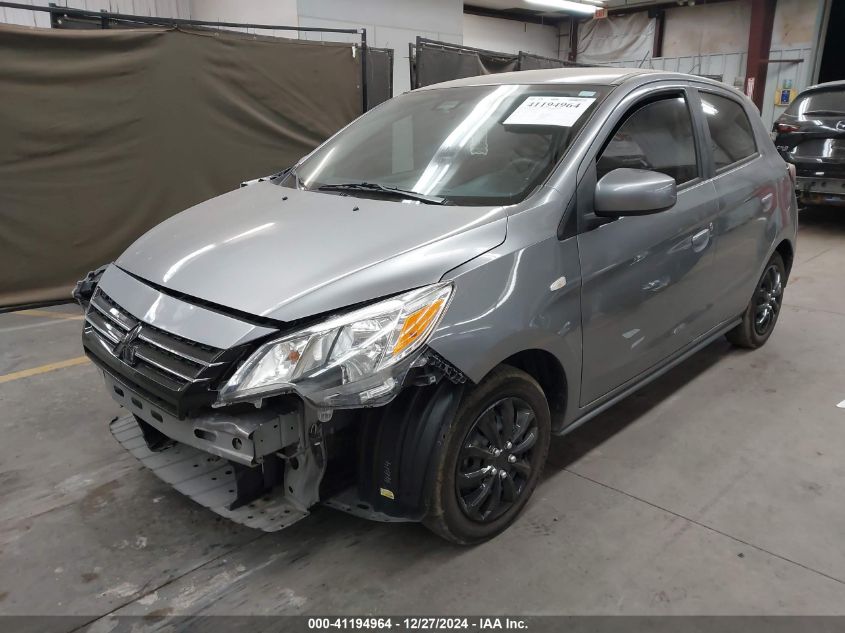 2021 Mitsubishi Mirage Carbonite Edition/Es/Le VIN: ML32AUHJ7MH006320 Lot: 41194964