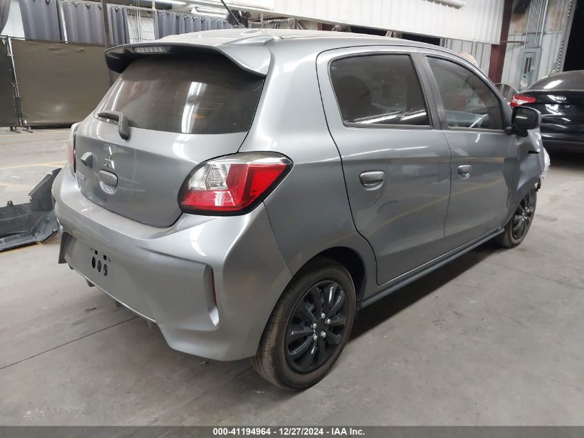 2021 Mitsubishi Mirage Carbonite Edition/Es/Le VIN: ML32AUHJ7MH006320 Lot: 41194964