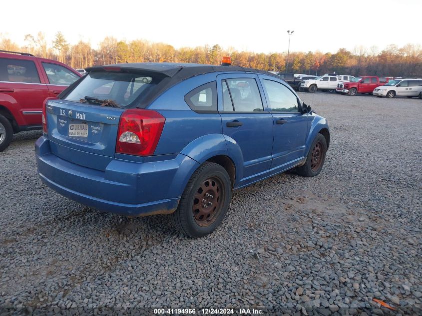 2007 Dodge Caliber Sxt VIN: 1B3HB48B87D228276 Lot: 41194966