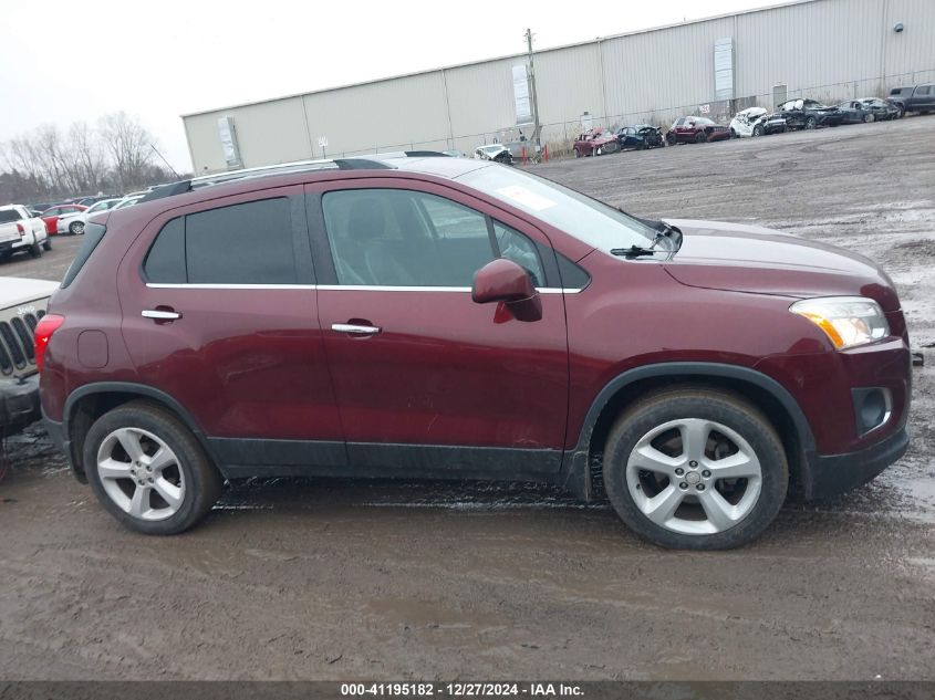 2016 Chevrolet Trax Ltz VIN: 3GNCJRSB8GL238163 Lot: 41195182