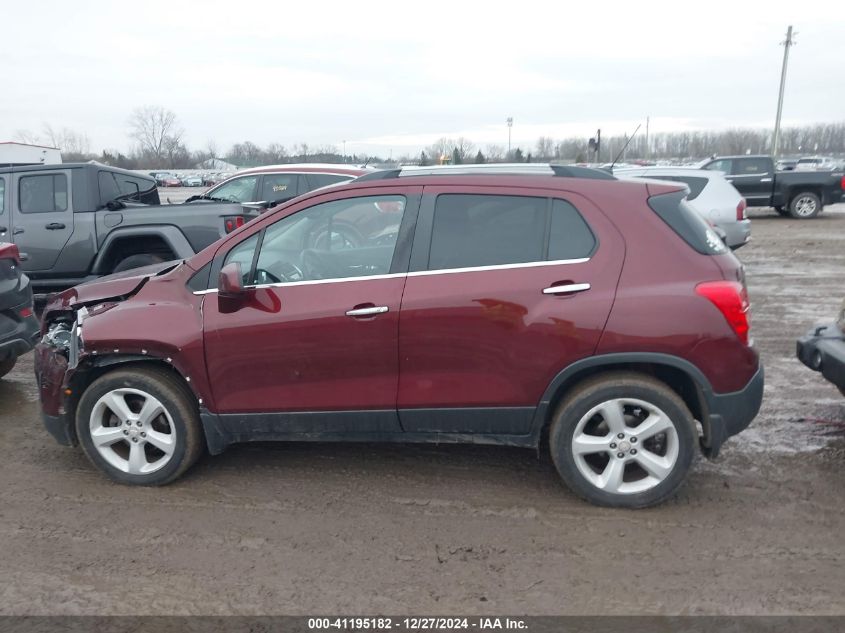 2016 Chevrolet Trax Ltz VIN: 3GNCJRSB8GL238163 Lot: 41195182