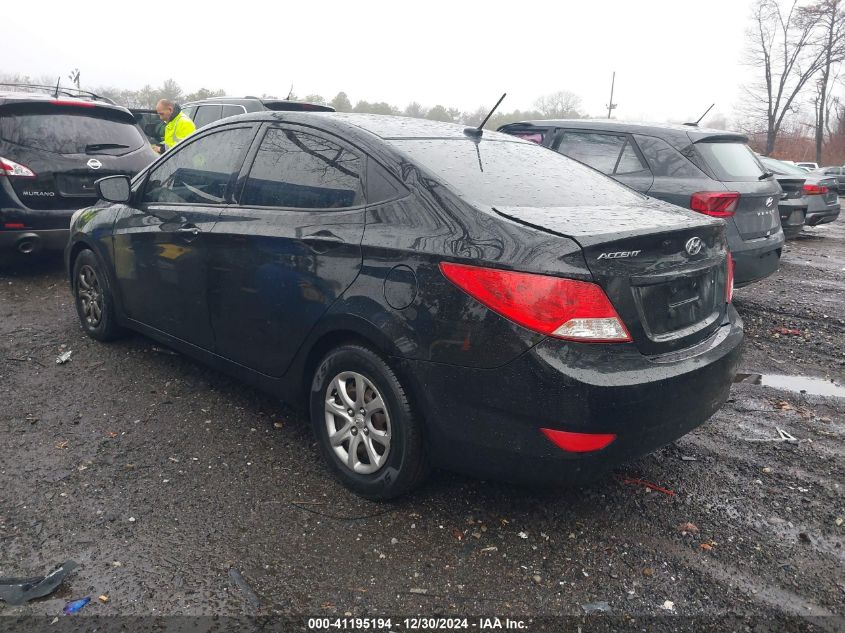 2014 Hyundai Accent Gls VIN: KMHCT4AE6EU728584 Lot: 41195194