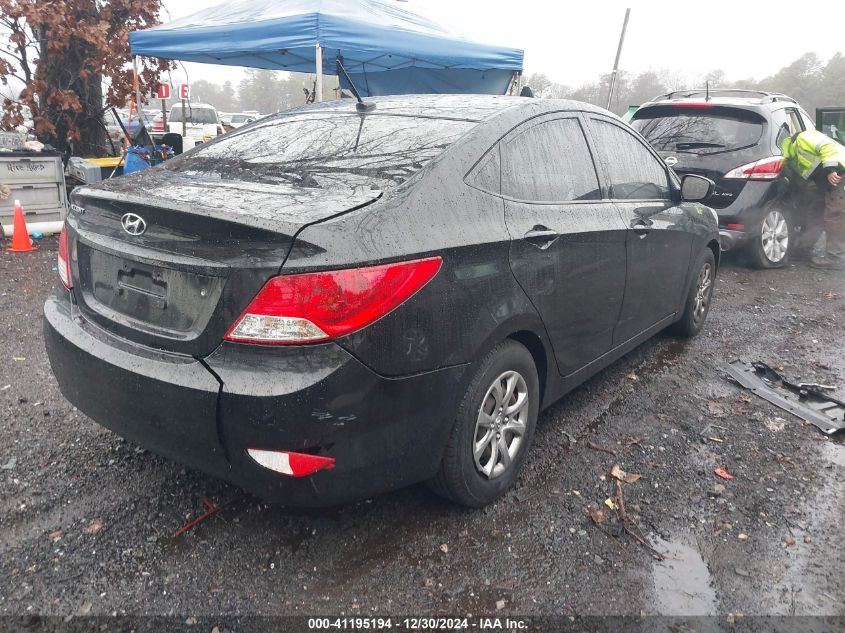 2014 Hyundai Accent Gls VIN: KMHCT4AE6EU728584 Lot: 41195194