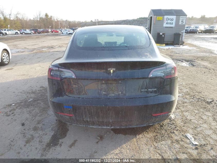 2018 Tesla Model 3 Long Range/Performance VIN: 5YJ3E1EB1JF086551 Lot: 41195202