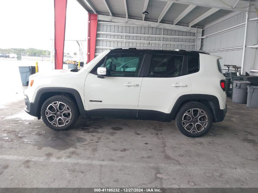 2015 Jeep Renegade Limited VIN: ZACCJADTXFPC18471 Lot: 41195232