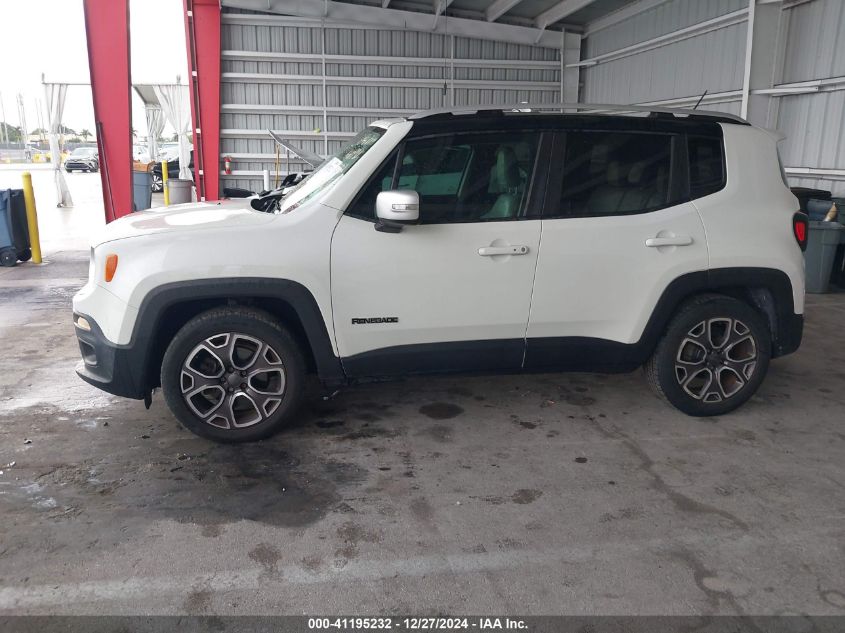 2015 Jeep Renegade Limited VIN: ZACCJADTXFPC18471 Lot: 41195232