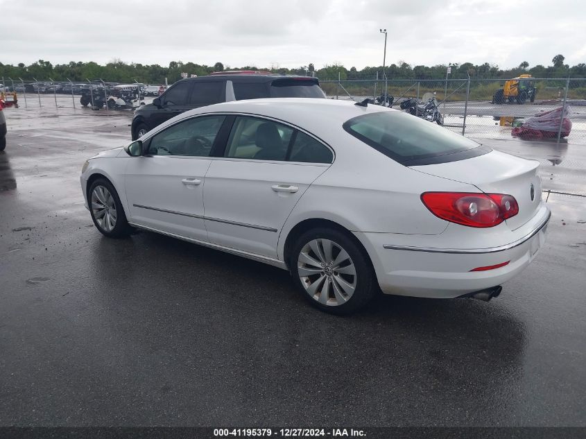 2012 Volkswagen Cc Sport VIN: WVWNP7ANXCE545196 Lot: 41195379