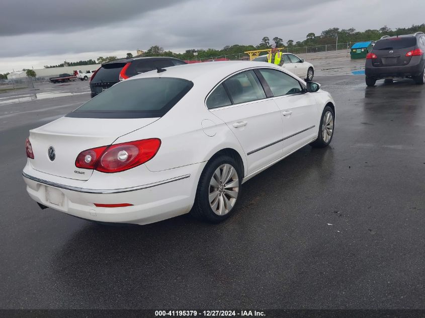 2012 Volkswagen Cc Sport VIN: WVWNP7ANXCE545196 Lot: 41195379