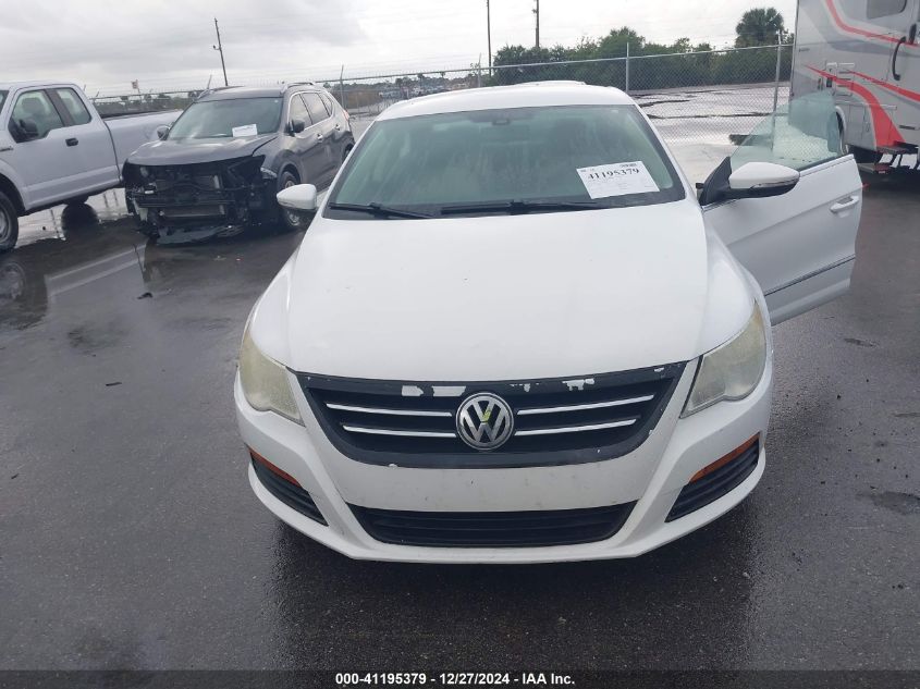 2012 Volkswagen Cc Sport VIN: WVWNP7ANXCE545196 Lot: 41195379