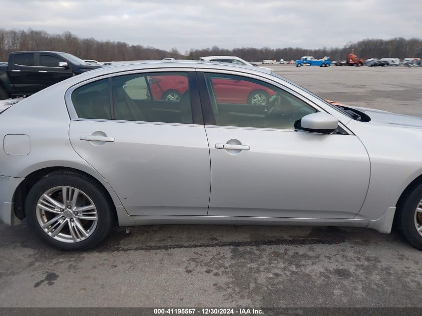 2013 Infiniti G37X VIN: JN1CV6AR7DM768977 Lot: 41195567