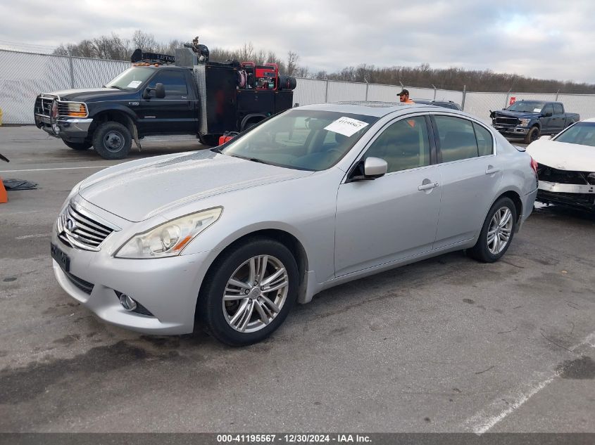 2013 Infiniti G37X VIN: JN1CV6AR7DM768977 Lot: 41195567