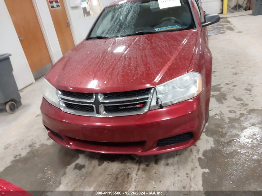 2014 Dodge Avenger Se VIN: 1C3CDZABXEN217060 Lot: 41195580