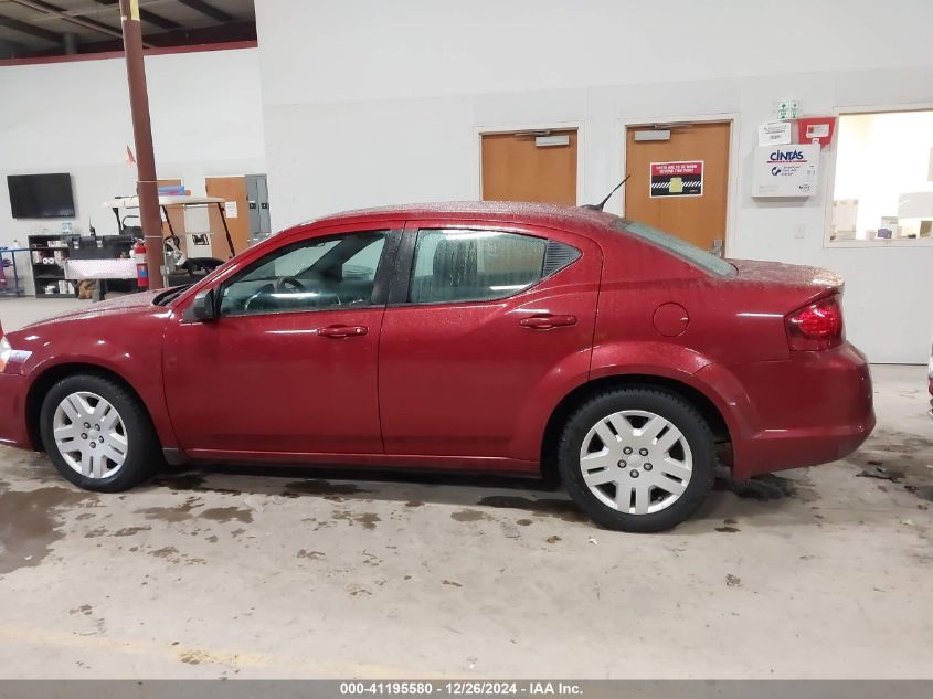 2014 Dodge Avenger Se VIN: 1C3CDZABXEN217060 Lot: 41195580