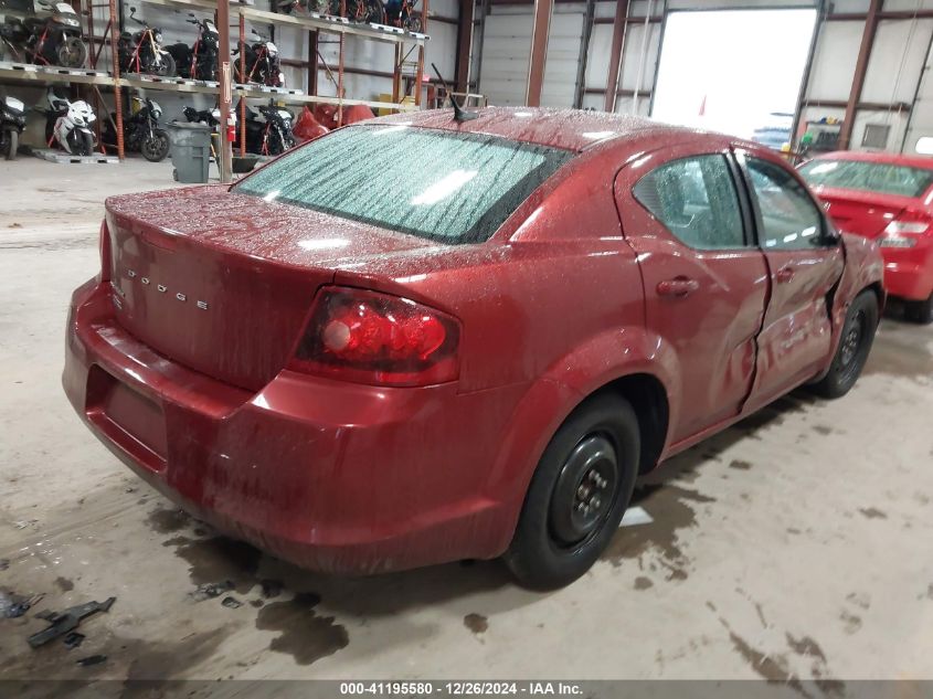 2014 Dodge Avenger Se VIN: 1C3CDZABXEN217060 Lot: 41195580