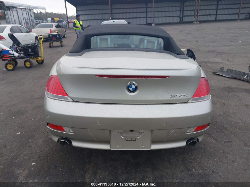 2006 BMW 650I VIN: WBAEK13496CN78851 Lot: 41195619