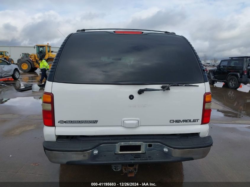 2001 Chevrolet Suburban 1500 Lt VIN: 3GNFK16T61G258054 Lot: 41195683