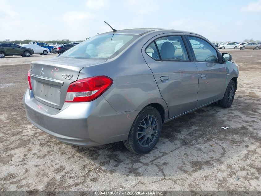 2017 Mitsubishi Mirage G4 Es VIN: ML32F3FJ0HHF05869 Lot: 41195817