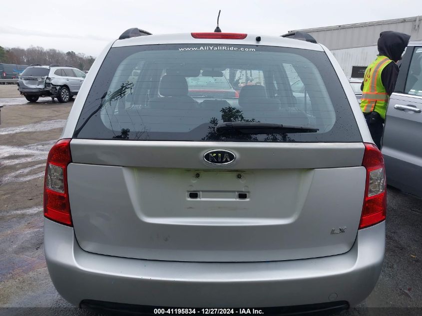 2008 Kia Rondo Lx VIN: KNAFG525187152056 Lot: 41195834