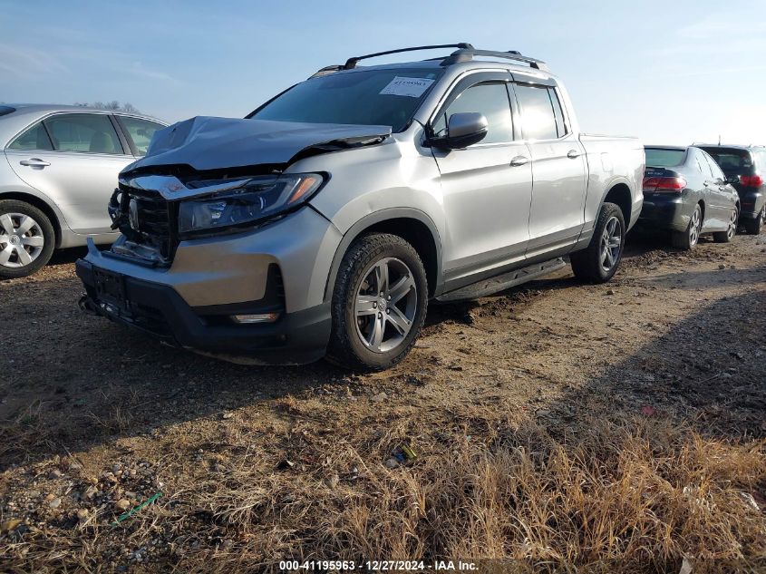 2022 Honda Ridgeline Rtl-E VIN: 5FPYK3F79NB006057 Lot: 41195963