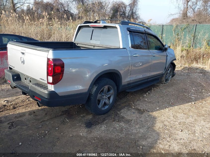 2022 Honda Ridgeline Rtl-E VIN: 5FPYK3F79NB006057 Lot: 41195963