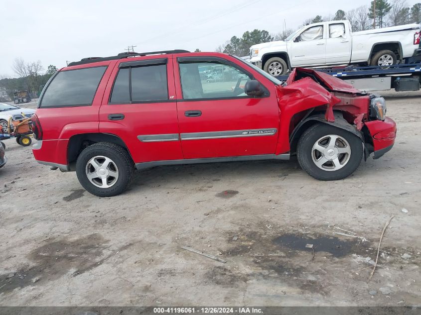 2002 Chevrolet Trailblazer Lt VIN: 1GNDT13S722190650 Lot: 41196061