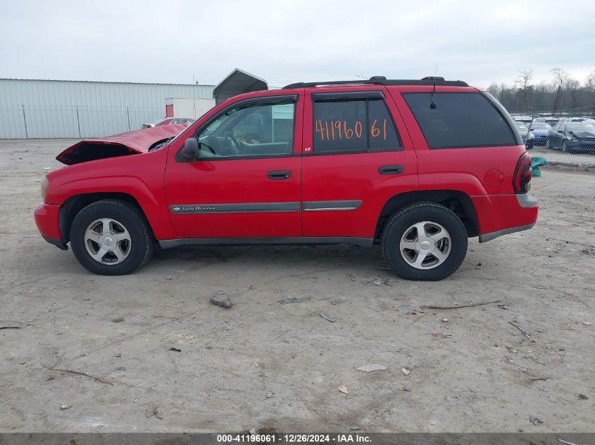 2002 Chevrolet Trailblazer Lt VIN: 1GNDT13S722190650 Lot: 41196061