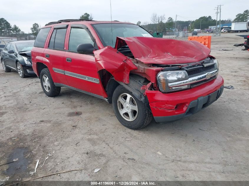 2002 Chevrolet Trailblazer Lt VIN: 1GNDT13S722190650 Lot: 41196061