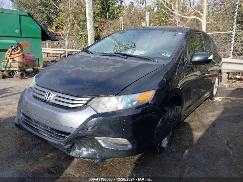 2010 Honda Insight Ex VIN: JHMZE2H74AS038308 Lot: 41196068